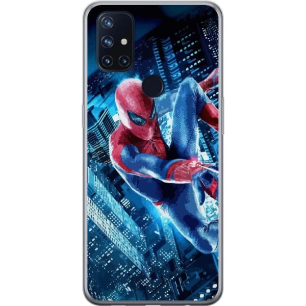 OnePlus Nord N10 5G Läpinäkyvä kuori Spiderman
