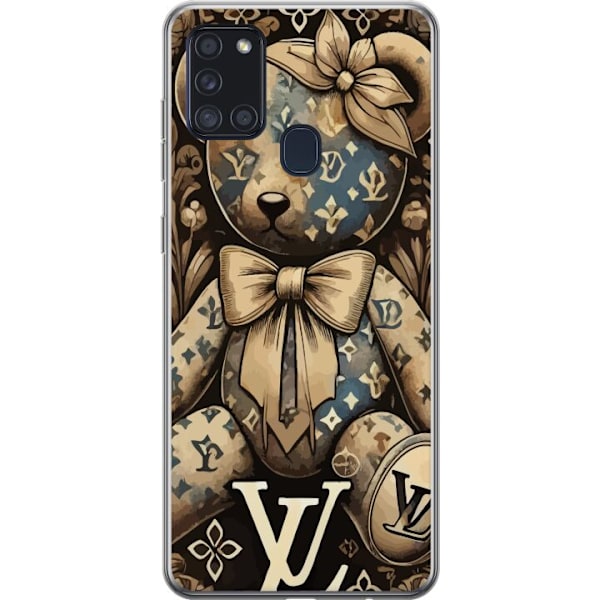 Samsung Galaxy A21s Genomskinligt Skal Teddy Vuitton