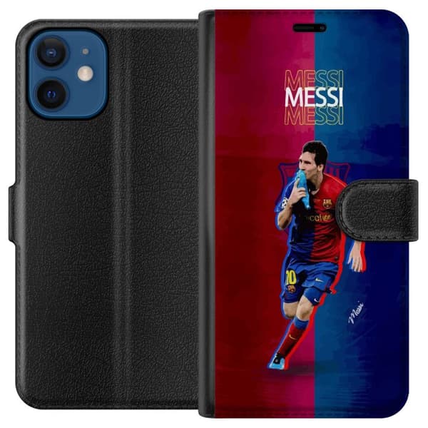 Kompatibelt Plånboksfodral till Apple iPhone 12 mini Messi
