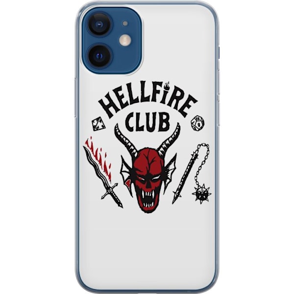 Apple iPhone 12 mini Genomskinligt Skal Stranger Things Club
