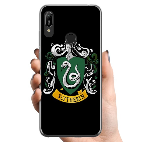 Huawei Y6 (2019) TPU Mobilcover Harry Potter - Slytherin
