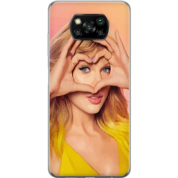 Xiaomi Poco X3 NFC Gennemsigtig cover Taylor Swift