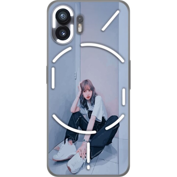 Nothing Phone (2) Läpinäkyvä kuori Lisa from Blackpink – K-pop Style Icon