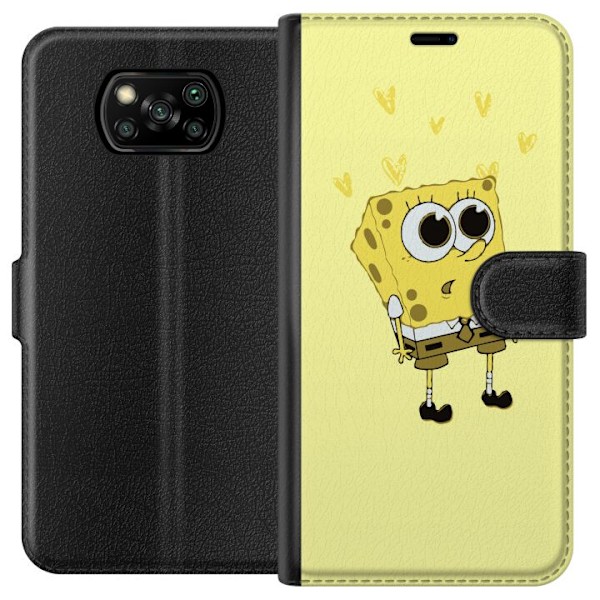 Xiaomi Poco X3 NFC Lommeboketui Svampebob Firkant