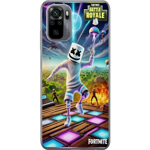 Xiaomi Redmi Note 10 Gjennomsiktig deksel Fortnite