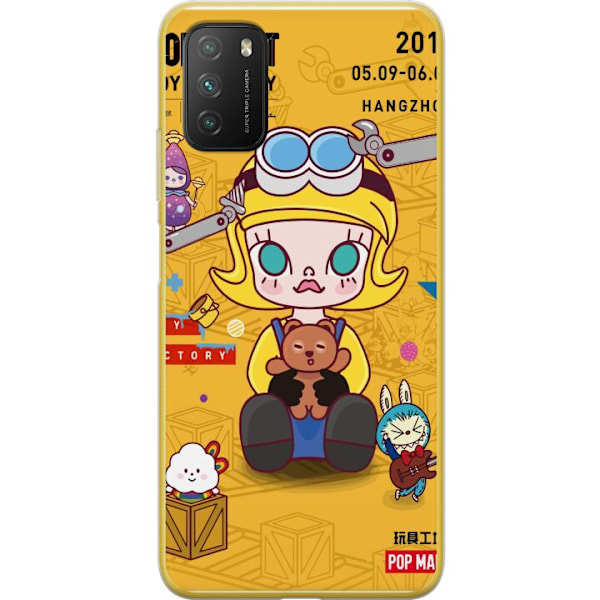 Xiaomi Poco M3  Genomskinligt Skal Toy Factory Pop Mart