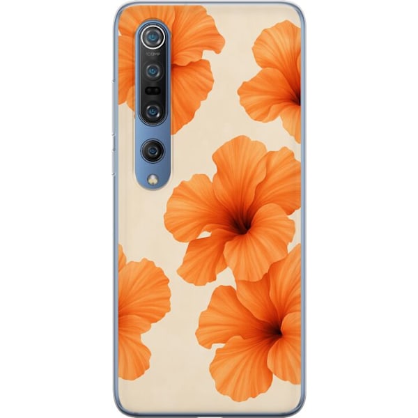 Xiaomi Mi 10 Pro 5G Läpinäkyvä kuori Papaya Punch