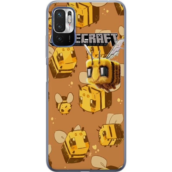Xiaomi Redmi Note 10 5G Genomskinligt Skal Minecraft Bi