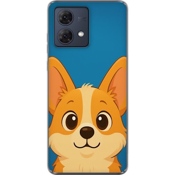 Motorola Moto G84 Genomskinligt Skal Hello Corgi