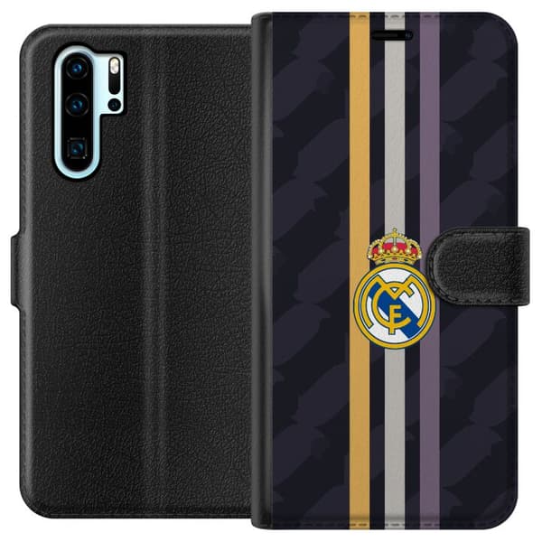 Kompatibelt Lommeboketui til Huawei P30 Pro Real Madrid
