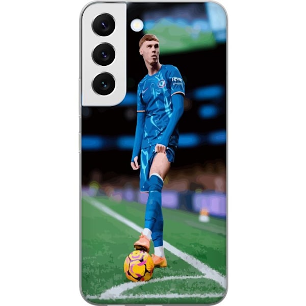 Samsung Galaxy S22 5G Gennemsigtig cover Fodbold