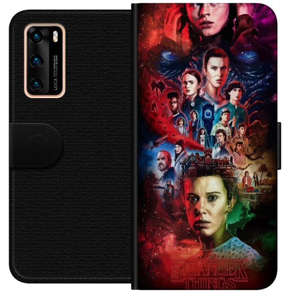 Huawei P40 Lommeboketui Stranger Things