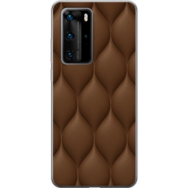 Huawei P40 Pro Genomskinligt Skal Cocoa Scales