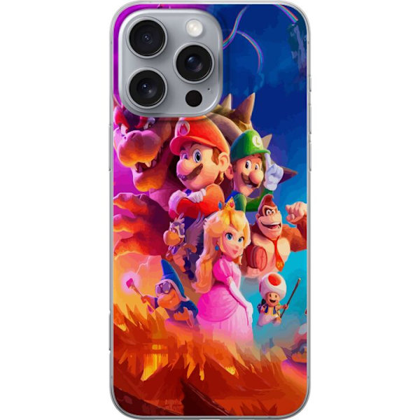 Apple iPhone 16 Pro Max Läpinäkyvä kuori Super Mario Bros