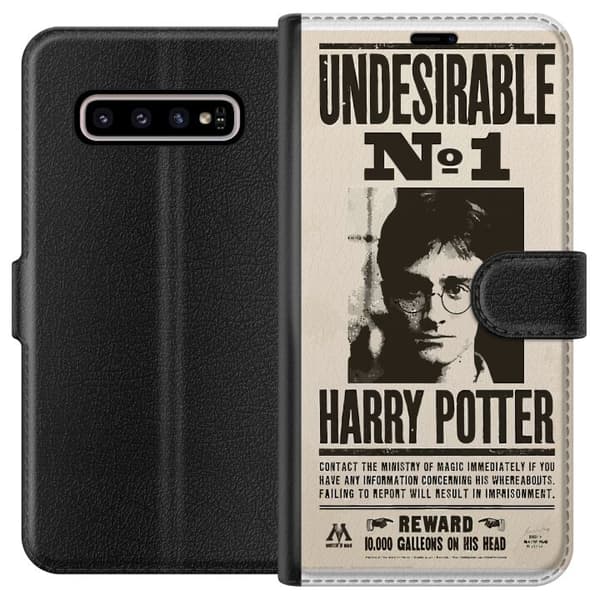 Kompatibel Tegnebogsetui til Samsung Galaxy S10+ Harry Potter
