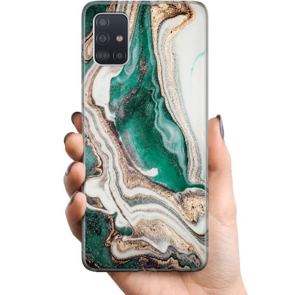 Kompatibelt Mobildeksel til Samsung Galaxy A51 Grønn