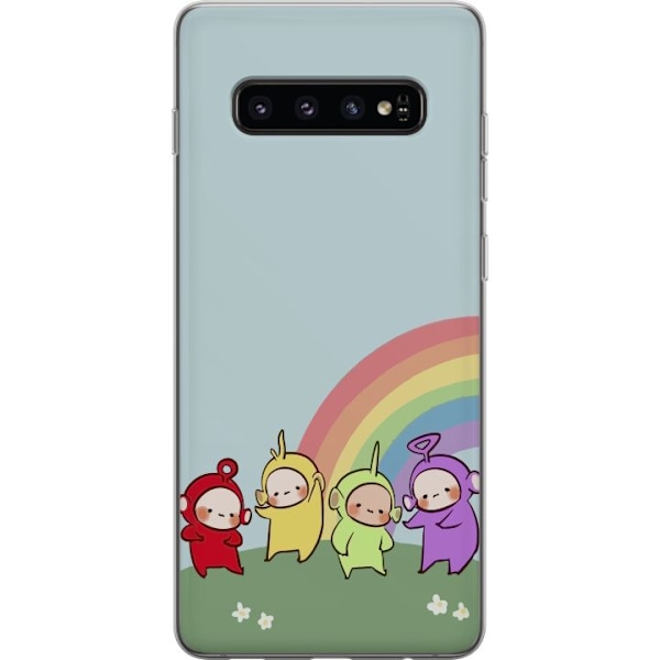 Samsung Galaxy S10 Genomskinligt Skal Teletubbies