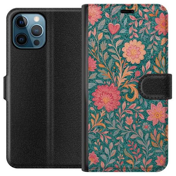 Apple iPhone 12 Pro Max Tegnebogsetui Floral Dream