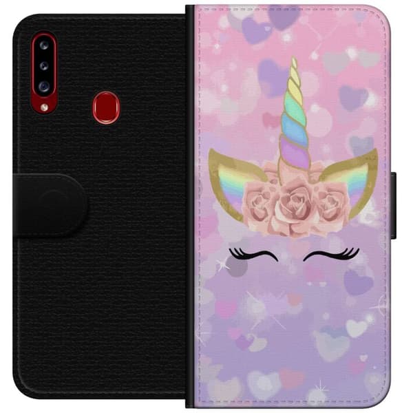 Kompatibelt Plånboksfodral till Samsung Galaxy A20s Unicorn