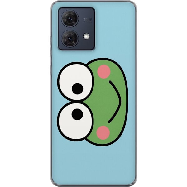 Motorola Moto G84 Gennemsigtig cover Keroppi Smile