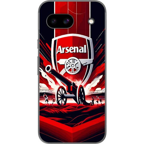 Google Pixel 8a Läpinäkyvä kuori Arsenal