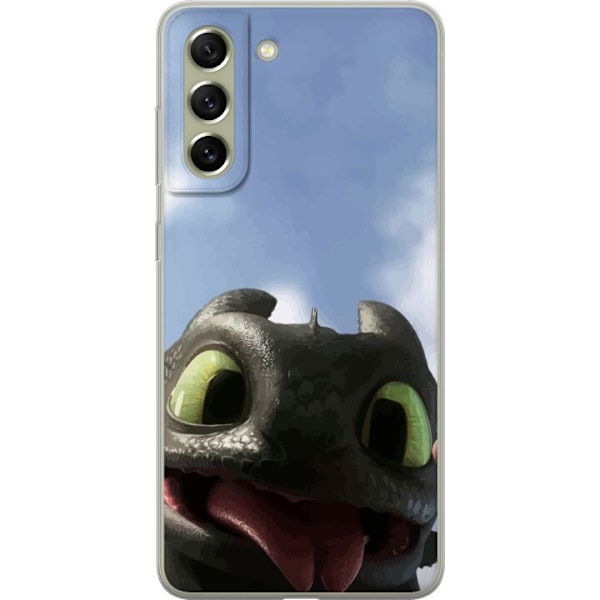 Samsung Galaxy S21 FE 5G Genomskinligt Skal How to Train Your Dragon (Draktränaren)