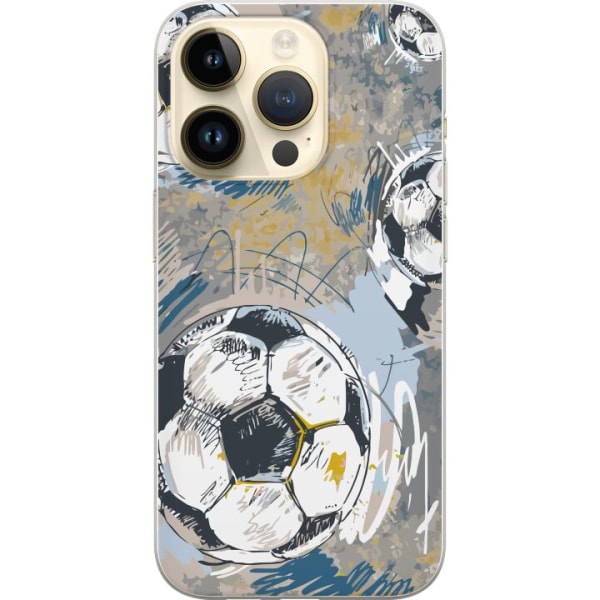 Apple iPhone 15 Pro Gjennomsiktig deksel Fotball