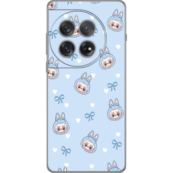 OnePlus 12 Läpinäkyvä kuori Labubu Tuli Henki