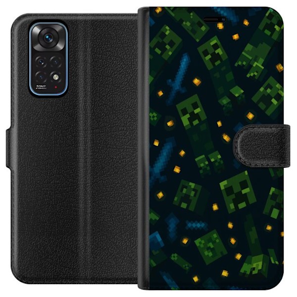 Xiaomi Redmi Note 11 Tegnebogsetui Minecraft Dungeons Mob