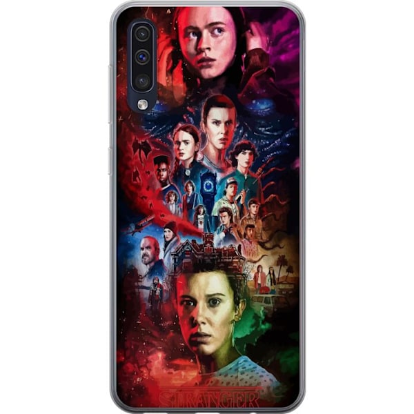 Samsung Galaxy A50 Genomskinligt Skal Stranger Things 5