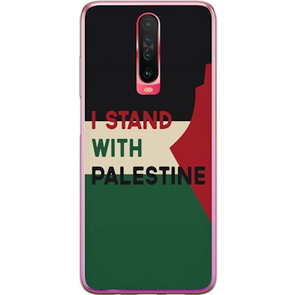 Xiaomi Redmi K30 Läpinäkyvä kuori Pysähdy Palestiinan puol
