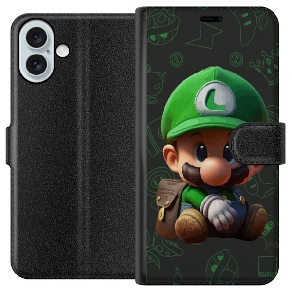 Apple iPhone 16 Plus Lommeboketui Baby Luigi