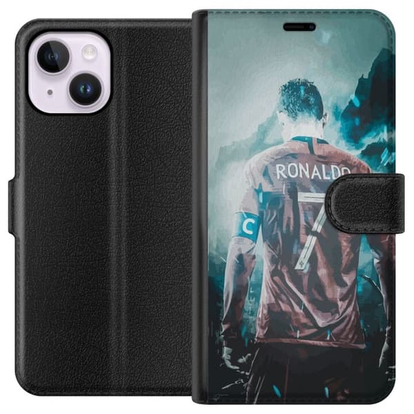 Kompatibel Tegnebogsetui til Apple iPhone 14 Plus Ronaldo