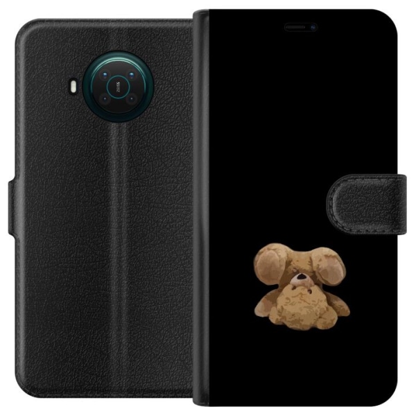 Nokia X10 Plånboksfodral Upp och ner björn