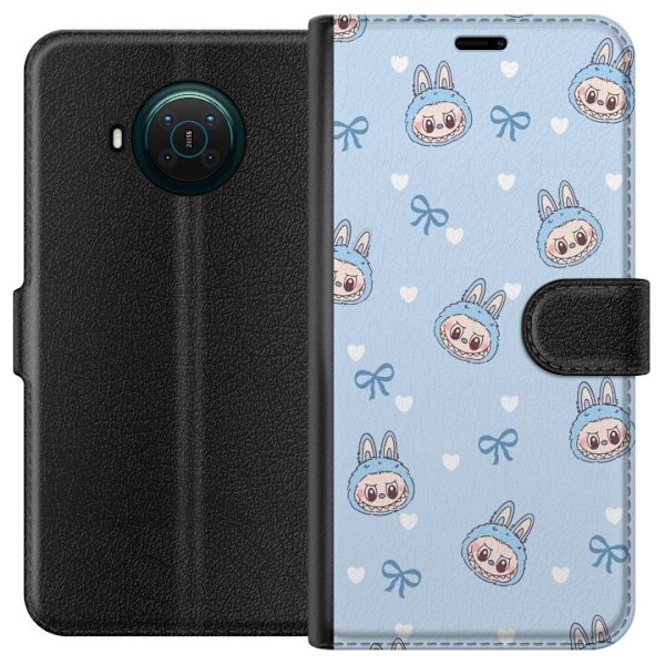 Nokia X10 Tegnebogsetui Labubu Ildånd