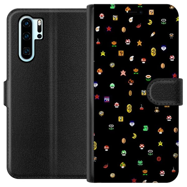 Kompatibelt Lommeboketui til Huawei P30 Pro Super Mario Bros