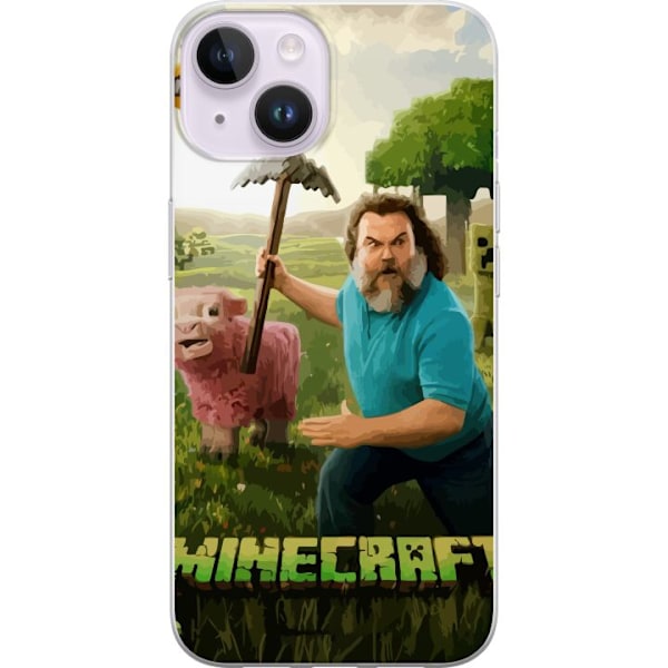 Apple iPhone 15 Läpinäkyvä kuori A Minecraft Movie
