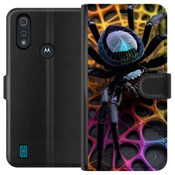 Motorola Moto E6i Tegnebogsetui Edderkop