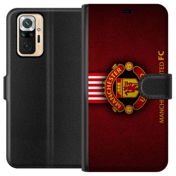 Xiaomi Redmi Note 10 Pro Lompakkokotelo Manchester United FC