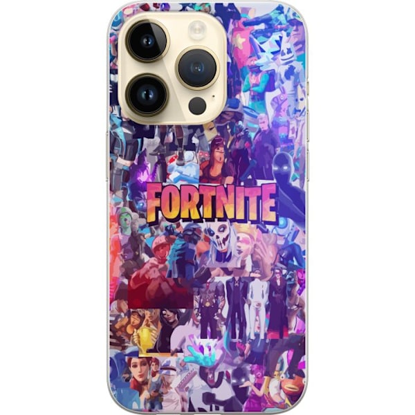 Apple iPhone 14 Pro Gjennomsiktig deksel Fortnite