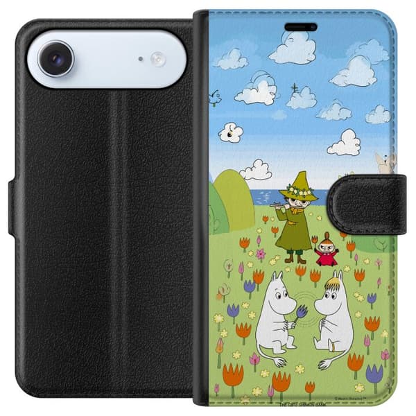 Kompatibel Tegnebogsetui til Apple iPhone Air Mumin i blomsteräng grøn