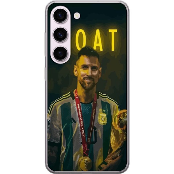 Samsung Galaxy S23 Läpinäkyvä kuori Vuohi Messi