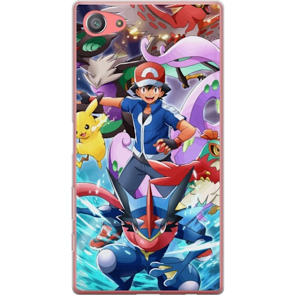 Sony Xperia Z5 Compact Gennemsigtig cover Pokemon