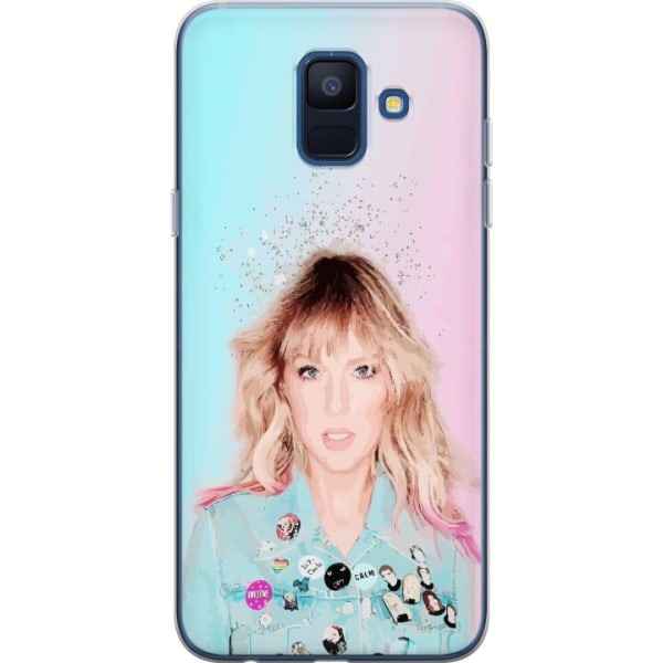 Samsung Galaxy A6 (2018) Genomskinligt Skal Taylor Swift Poetr