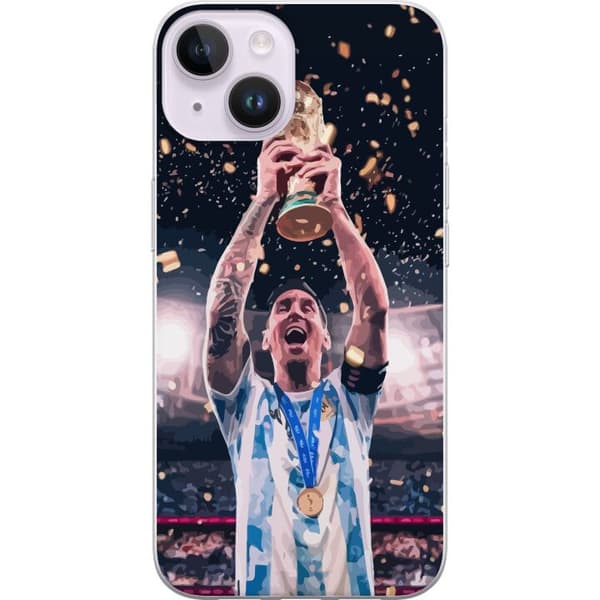 Kompatibelt Mobildeksel til Apple iPhone 14 Messi