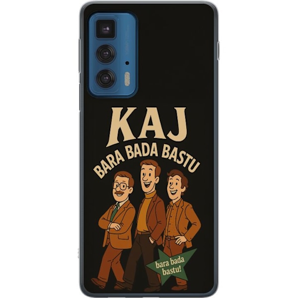 Motorola Edge 20 Pro Genomskinligt Skal Kaj Bara Bada Bastu Fe