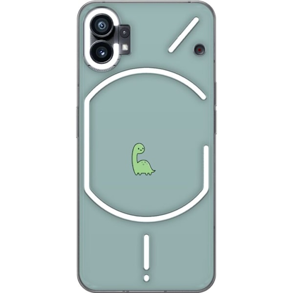 Nothing Phone (1) Läpinäkyvä kuori Tiny Dino