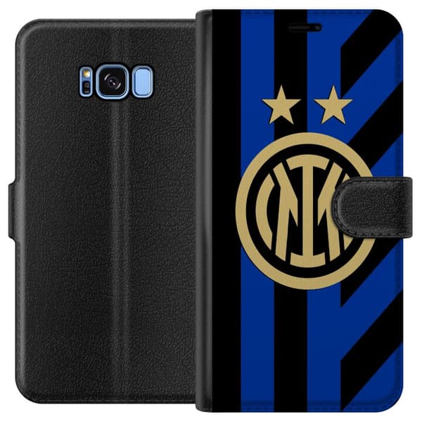 Kompatibelt Plånboksfodral till Samsung Galaxy S8 Inter Milan