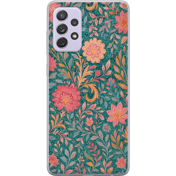 Samsung Galaxy A52s 5G Läpinäkyvä kuori Floral Dream