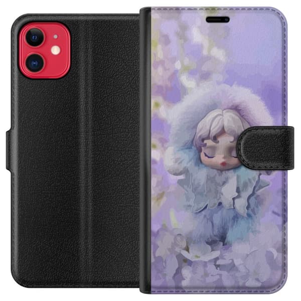 Kompatibel Tegnebogsetui til Apple iPhone 11 Panda-vinylfigur i anime-stil